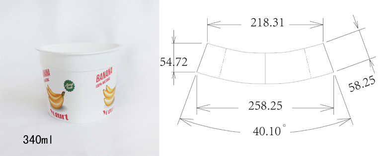 340ml三角杯